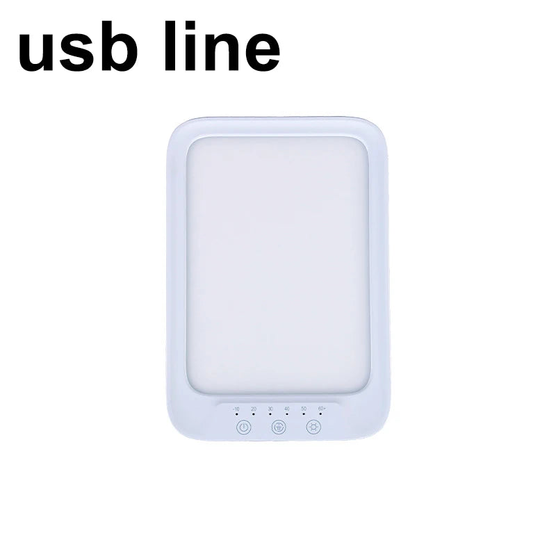 مصباح علاجي LED ضوء النهار 32000 لوكس ضوء دافئ وبارد