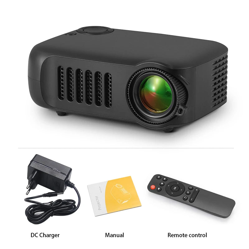 A2000 Mini Projector Portable Home Cinema LED Video