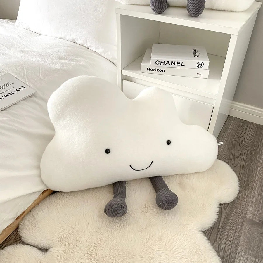 Kawaii White Cloud Plush Pillow Very Soft Cute