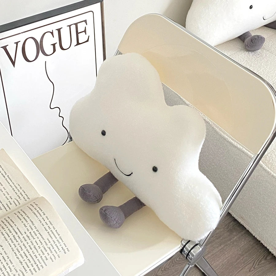 Kawaii White Cloud Plush Pillow Very Soft Cute