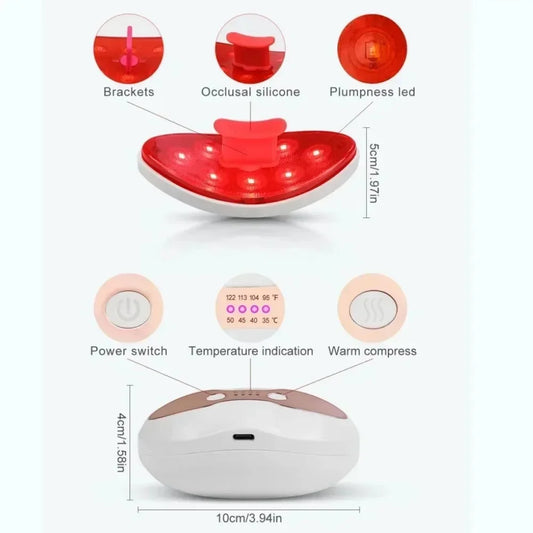 Advanced Red LED Phototherapy Device with Heat Settings for