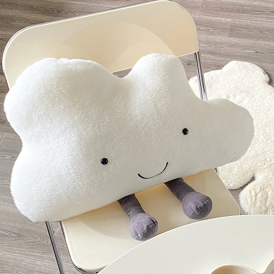 Kawaii White Cloud Plush Pillow Very Soft Cute