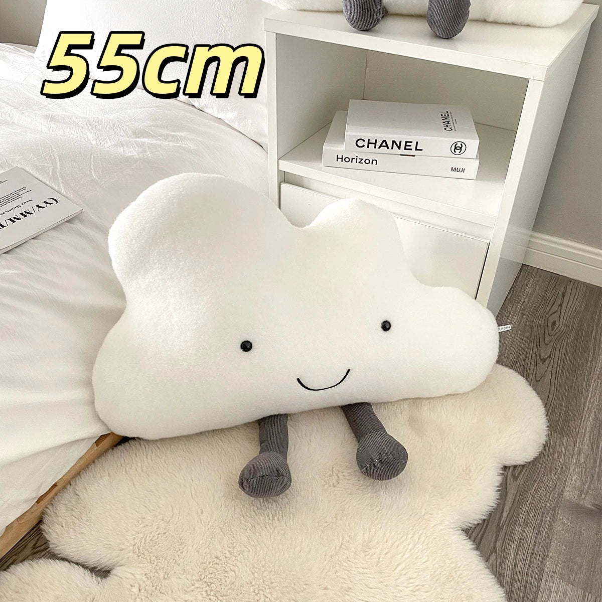 Kawaii White Cloud Plush Pillow Very Soft Cute
