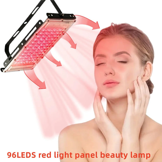 96leds Red Light Therapy Panel Lamp for Facial Anti Aging