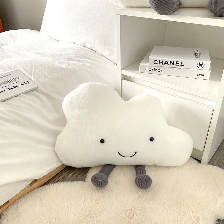 Kawaii White Cloud Plush Pillow Very Soft Cute