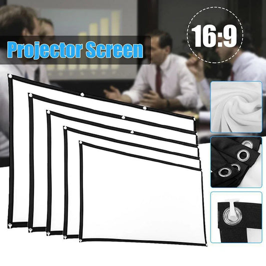 16:9 Simple Projector Curtain 100 120