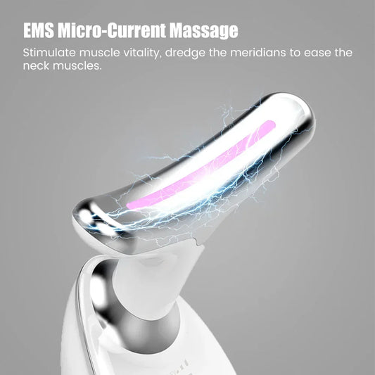 25htface Neck Lift Beauty Device Facial Massager LED Light