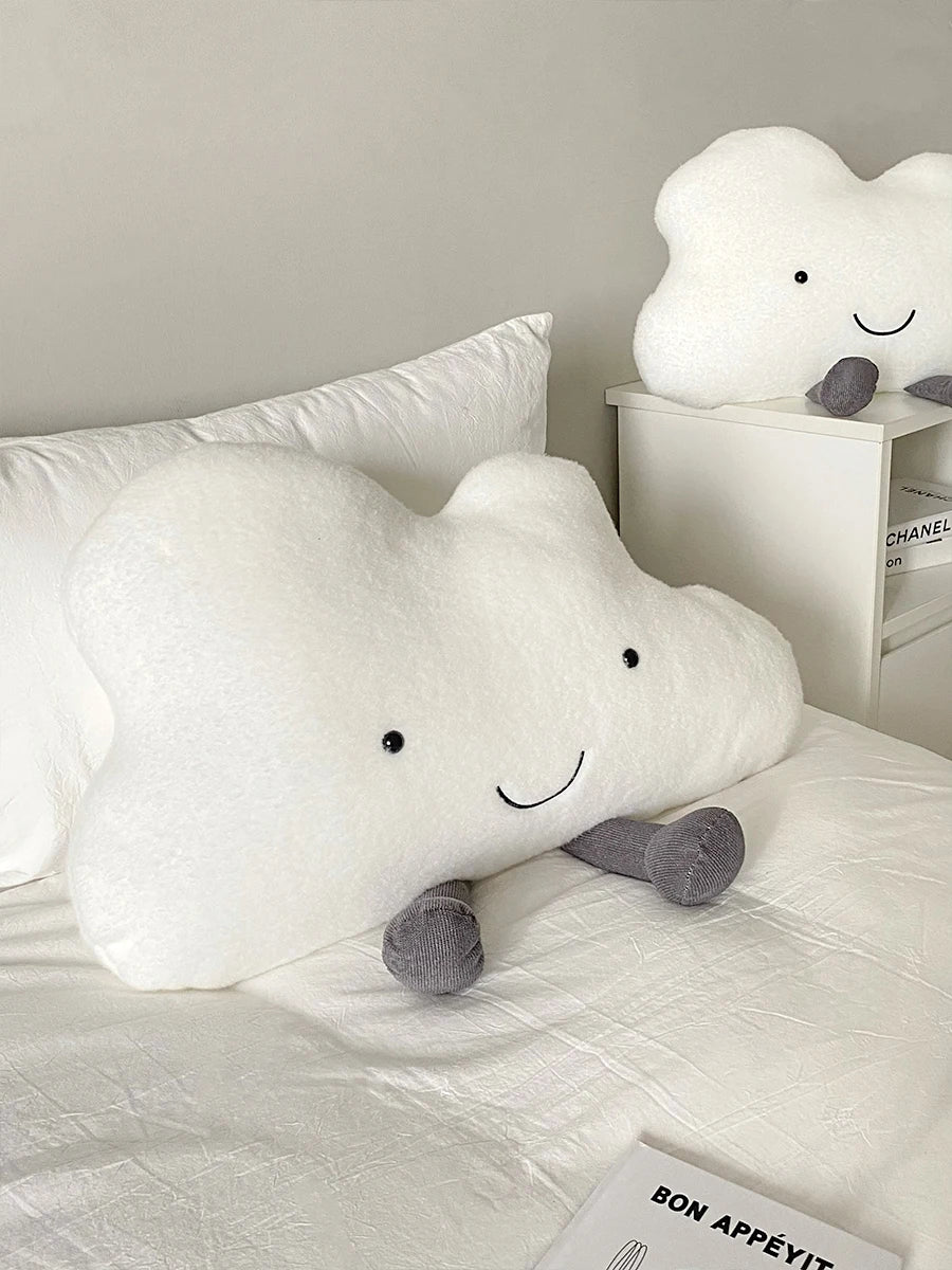 Kawaii White Cloud Plush Pillow Very Soft Cute